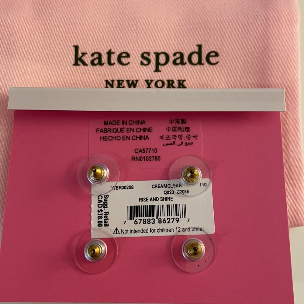 Kate Spade ♠️ 2 earring set - Picture 3 of 5